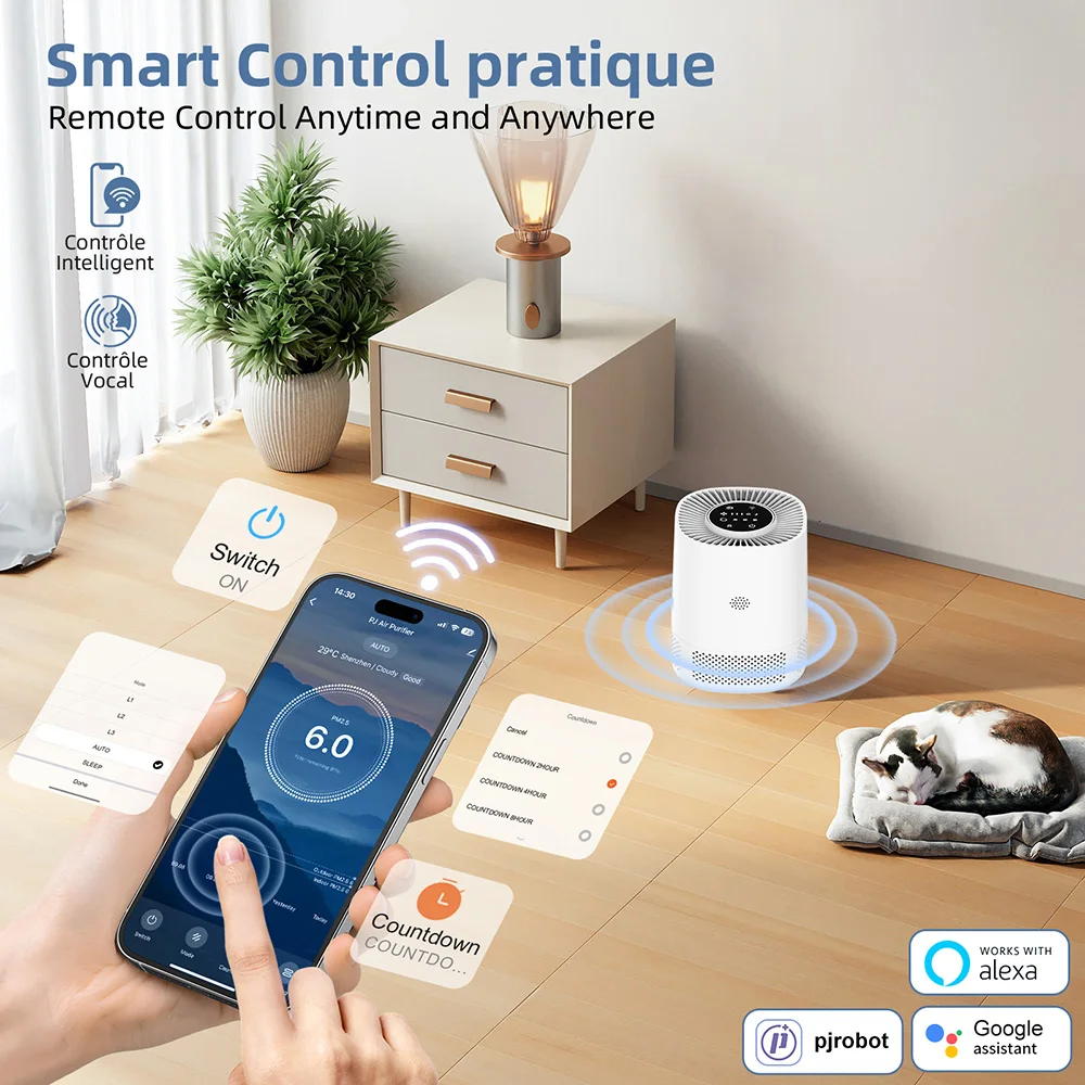 Purificador aire para gatos y perros – Monitor calidad ambiental - imagen 3