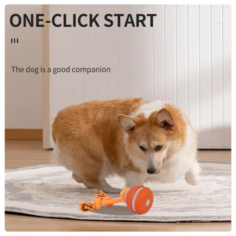 Pelota interactiva con movimiento para perros, recargable USB - imagen 4