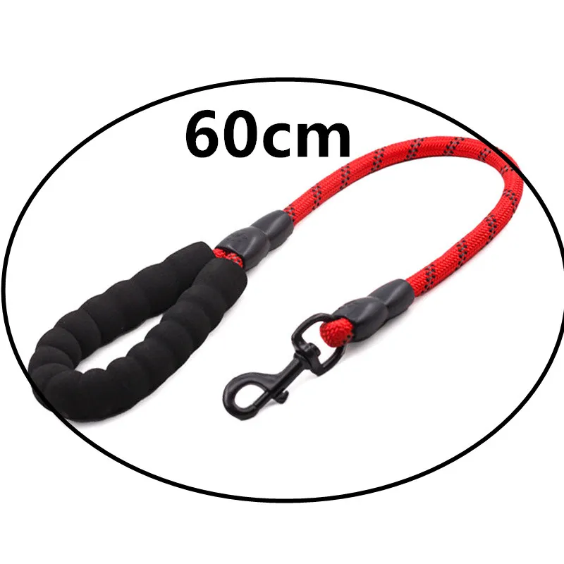 Correa reflectante para perro, correa corta de nailon con hebilla de aleación, cómoda para caminar - imagen 5