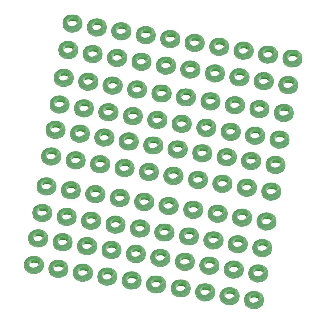 Castrating Bands Elastrator Rings 100Pcs Green Donut Calves Goats Sheep Lamb