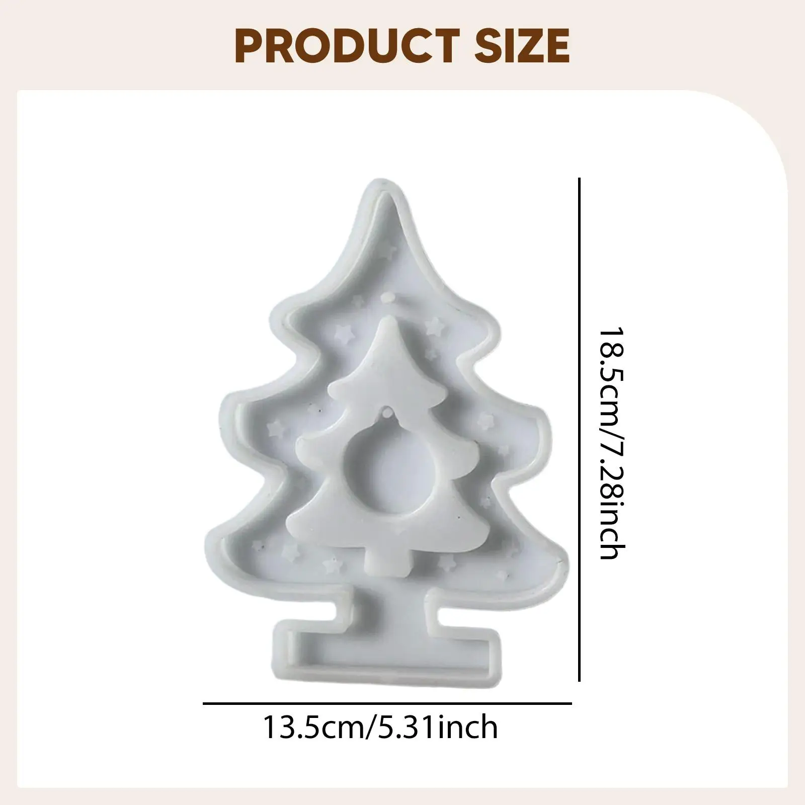 Silicone Mould for Christmas Tree Plug in Ornament Plaster Crafting Projects Seasonal Epoxy Resin Casting for Festive Events Silicone Mould for Christmas Tree Plug in Ornament Plaster Crafting Projects Seasonal Epoxy Resin Casting for Festive Events