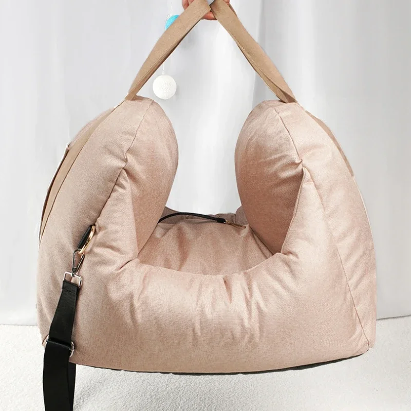 Casa de coche portátil, viaje moderno, almohadilla para perros y gatos, asiento de coche, productos para mascotas, suministros para salir, esteras montadas en vehículo, accesorios creativos - imagen 2