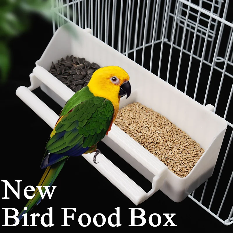 Comedero para pájaros, plato de alimentación, fácil limpieza, periquito, cacatúa, comedero de comida, dispensador de comida reutilizable para loros, suministros para mascotas рыadayΜд Lebo
