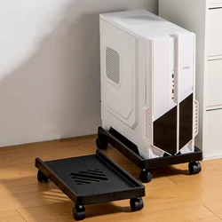 Soporte móvil para CPU con ruedas - Torre PC ventilada bajo escritorio