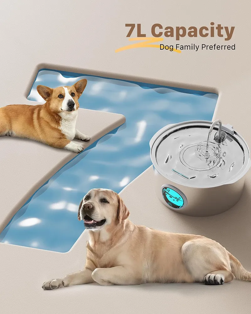 Bebedero automático con nivel visible para perros y gatos - imagen 4