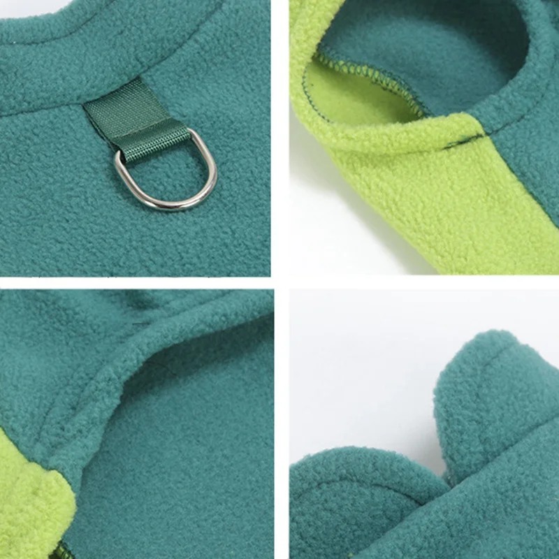 Chaleco de lana, ropa cálida de invierno para perros, suéter para cachorros, abrigo de Bulldog Francés, disfraces de Pug, chaqueta para perros pequeños, chaleco para Chihuahua Yorkie - imagen 4