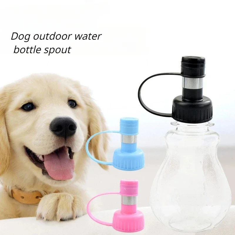 Cabezal bebedero para mascotas, botella de agua colgante para perros y gatos, tubo para beber tipo bola, cabezal de fuente, dispensador de agua para conejos, suministros alimentadores, 1 ud. - imagen 2