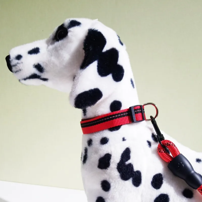 Collar reflectante ajustable para perros, cuerda de tracción para entrenamiento de cachorros, accesorios para cachorros - imagen 3