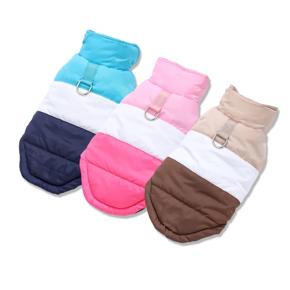 Chaqueta cálida para Gato, abrigo, ropa de invierno a prueba de viento para gatos pequeños y medianos, chaleco acogedor para cachorros y gatitos, trajes con anillo en D Sphynx - imagen 2