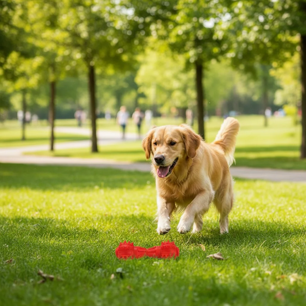 Barra masticable con sonido para perros – Limpieza dental y entretenimiento - imagen 2