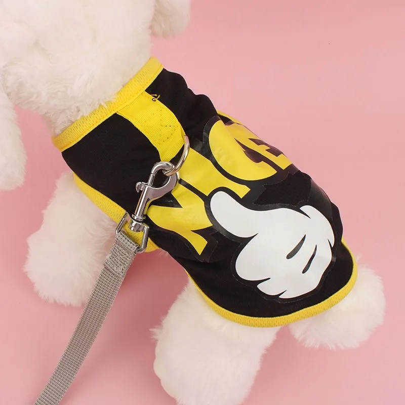Chaleco de malla transpirable para perro, ropa con estampado bonito para mascotas pequeñas, Chihuahua, bichón, Frise, Verano - imagen 5