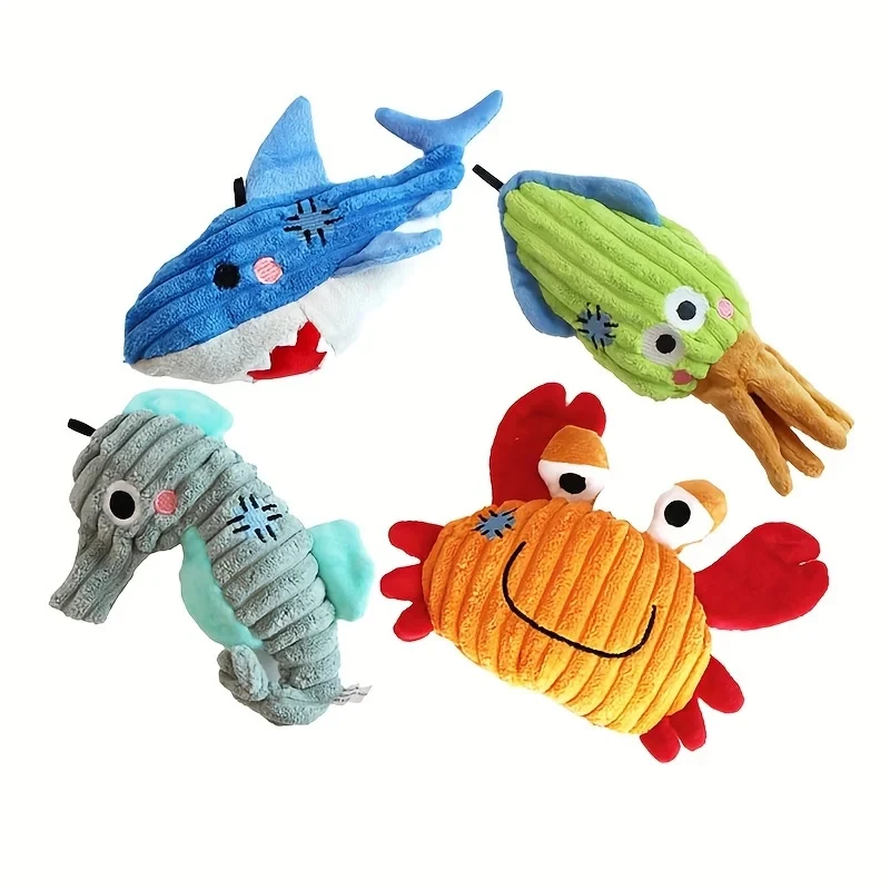 Juguete de peluche para perros - resistente a mordidas y chirriante - imagen 2