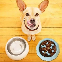 Comedero lento antiestrés para perros y gatos