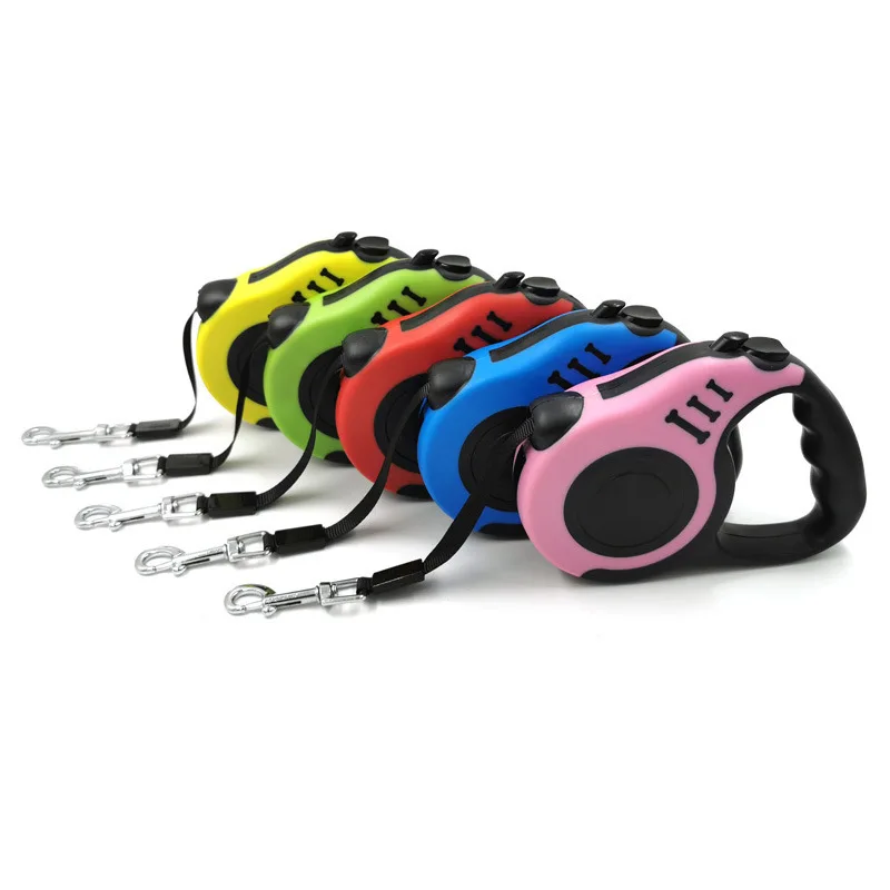 Correa retráctil para perros y gatos – Nylon resistente 5m - imagen 4
