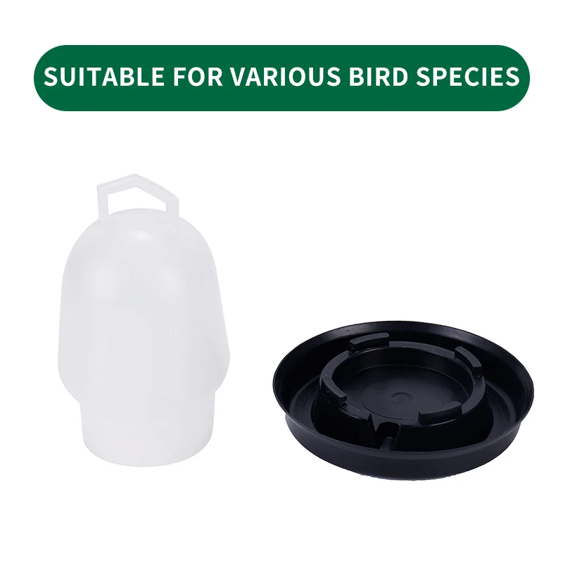 Bebedero de agua para pollitos, codornices, palomas y pájaros - imagen 4