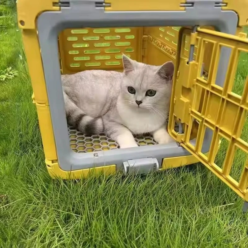 Bolsa para gatos de aerolínea, bolsa portátil plegable para gatos, transportador de avión, bolsa ligera transpirable para gatos, transportadores ecológicos para mascotas - imagen 3