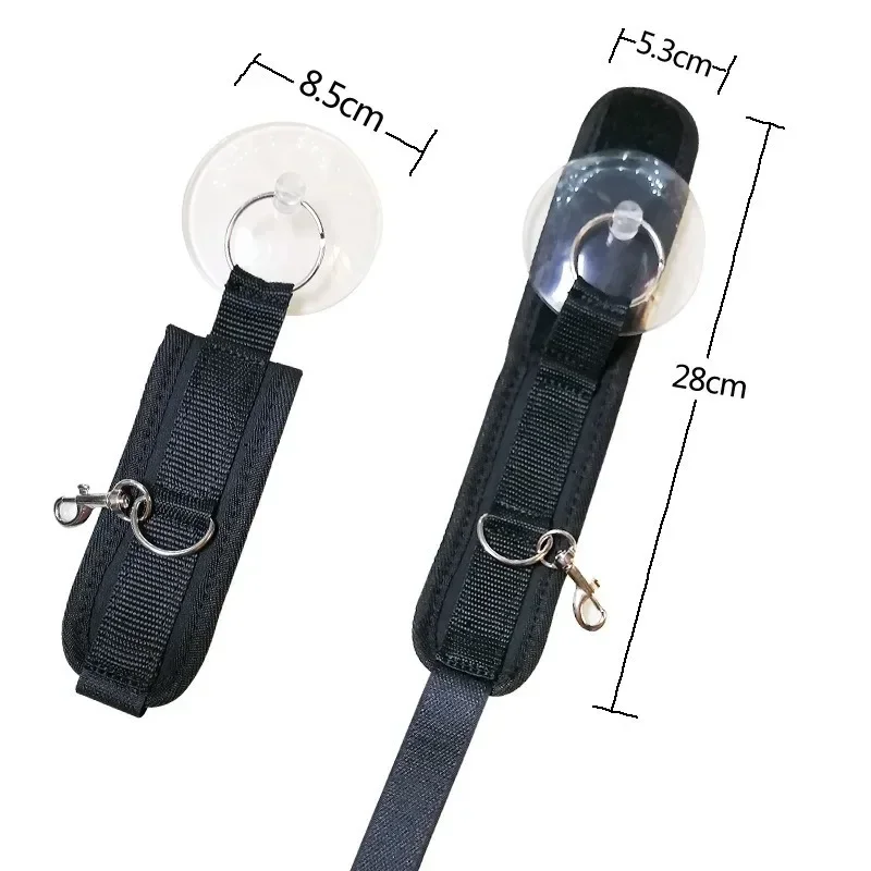 Bucles ajustables de tracción para gatos y mascotas, gancho de sujeción de succión, cuerda de aseo para ducha, taza de baño, accesorios para mascotas, fijador de baño para perros - imagen 3