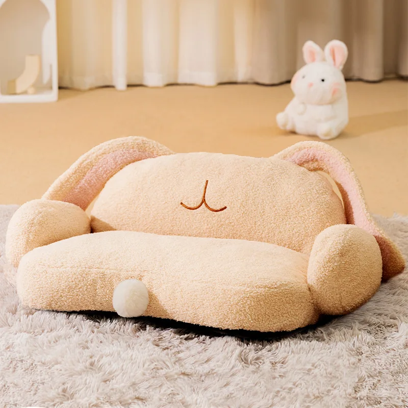 Sofás y sillas para perros y gatos pequeños, cama suave y calmante para gatos, parte inferior antideslizante duradera, cama para dormir para cachorros, cama para gatos - imagen 5