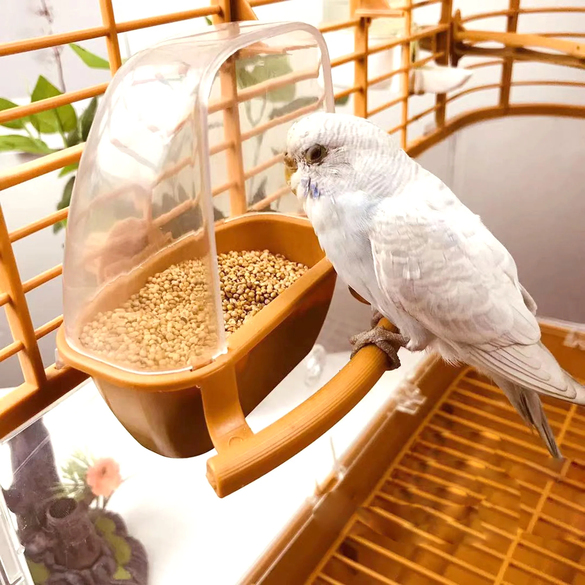 Comedero colgante de plástico para aves con instalación fácil - imagen 5