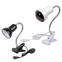 Soporte de lámpara de calefacción E27 para Reptiles de mascotas, bombilla de tanque, lámpara de calefacción de cerámica para tortuga, lagarto, terrario, serpiente