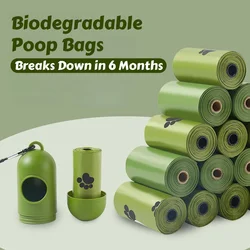 Bolsas biodegradables para caca de perros y gatos – Gruesas antihuellas