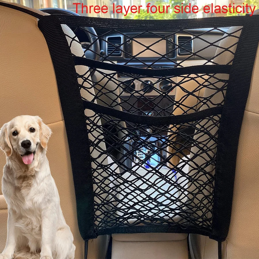Red de seguridad para viaje – Barrera de coche para perro - imagen 3