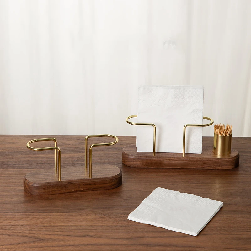 Organizador de escritorio • Suministros de vajilla Soporte de papel tisú • Servilletero Caja de pañuelos Almacenamiento de palillos de dientes - imagen 3