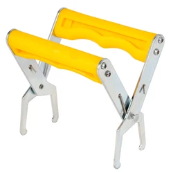Pinza inoxidable colmenas mango plástico amarillo herramienta apicultura