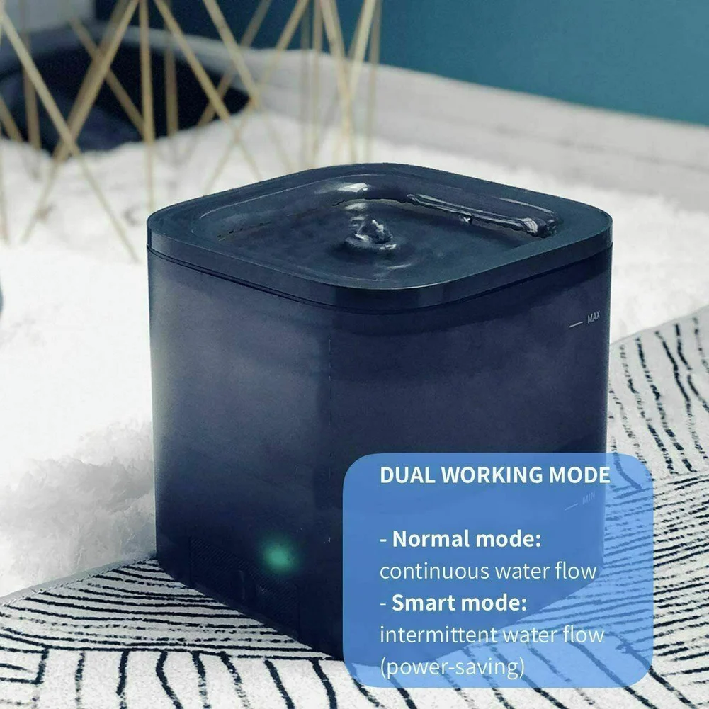 PETKIT-fuente de agua automática para gatos, dispensador inteligente de agua para perros con apagado automático, 1,85 L, LED silencioso - imagen 5