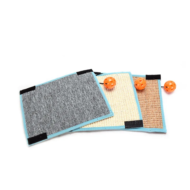 Protector mueble con rascador de sisal para gato