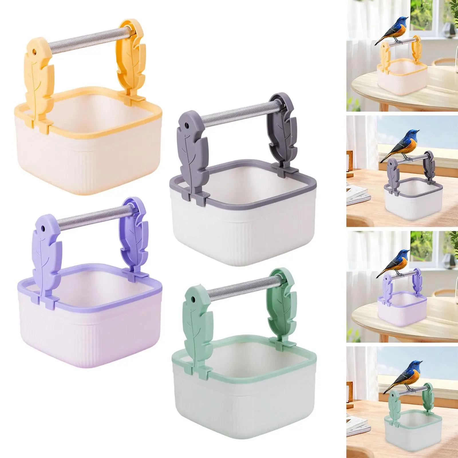 Percha 2 en 1 para pájaros pequeños – Ejercicio y juego - imagen 3