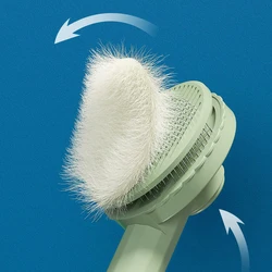 Cepillo de pelo para perros y gatos - Acero inoxidable pelaje sano