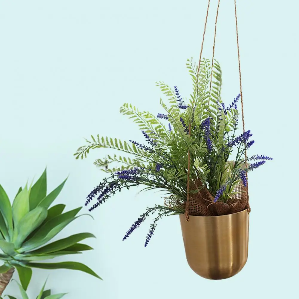 Soporte para plantas de superficie lisa, maceta colgante para jardín, bricolaje - imagen 5