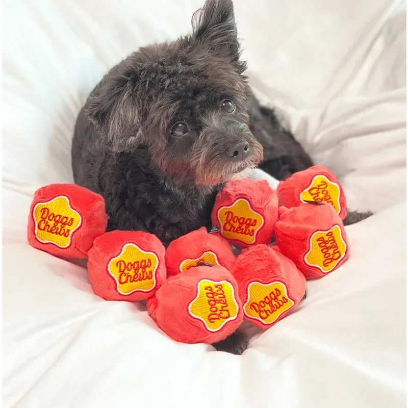 Juguete de peluche con sonido para perro pequeño, juguete interactivo para olfatear con comida oculta de caramelo, accesorios para cachorros - imagen 5