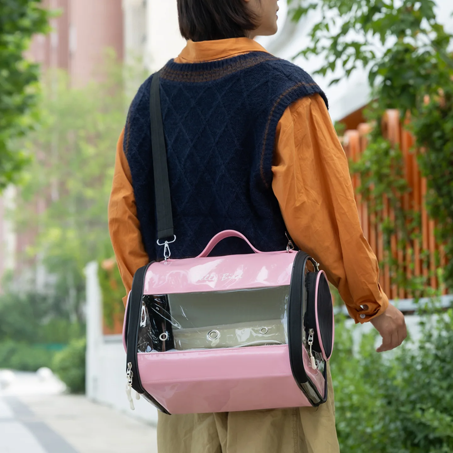 Bolsa transportadora para periquitos y cacatúas – Viaje cómodo - imagen 4