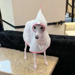 Chubasquero impermeable para perros pequeños – Capa transparente ligera