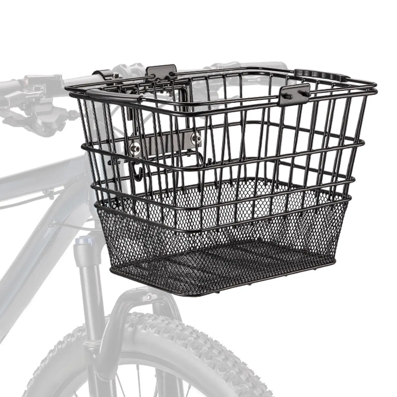 Bicycle Basket Multipurpose Bike Cargo Rack Bike Frame Basket Cycling Accessories