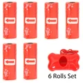 Foot Red 6Rolls Set