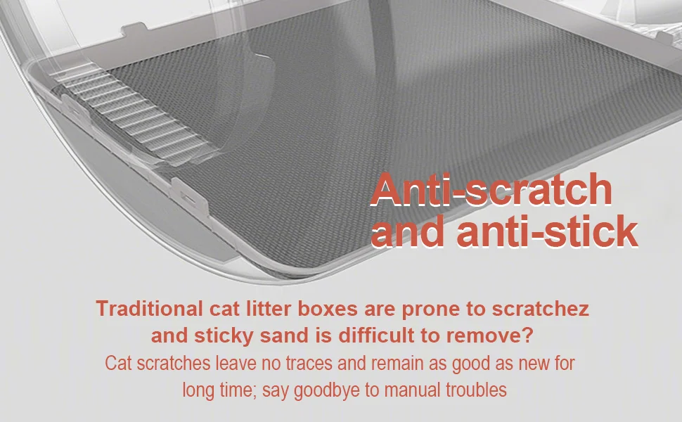 Mat for placing cat litter to prevent scratches