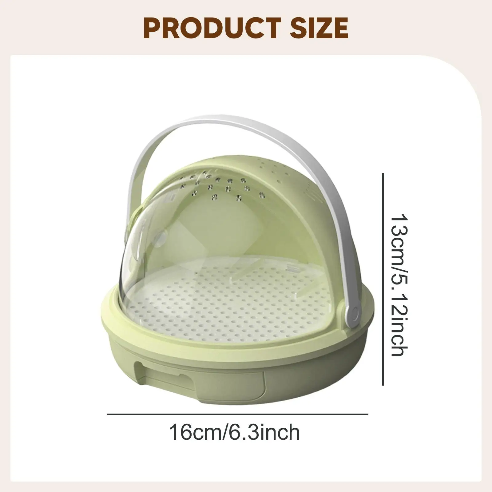 Reptile Feeding Box Spacious Gifts Ventilated Multi Purpose Display Box Tarantula Enclosure Terrarium Cage for Invertebrates