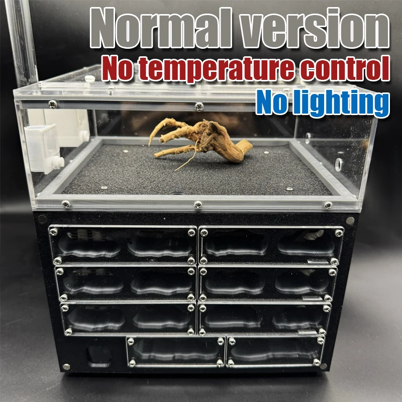 Nido de hormigas de temperatura constante para granja de hormigas, calefacción de enfriamiento, nido de hormigas grande, gran capacidad, impresión 3D, expansión ilimitada - imagen 4