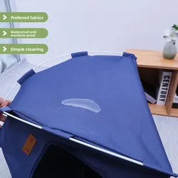 Casa cálida y estera nido extraíble para gatos y perros - invierno