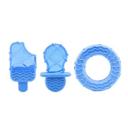 Juguete para masticar Pop con hielo para perros, juguete para mascotas con dentición Molar para cachorros y adultos, juguete interactivo de forma fresca resistente a mordeduras,