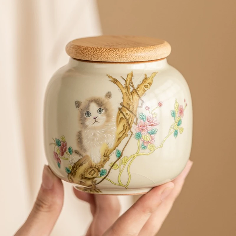 Urna de cerámica para mascotas, accesorios de urna para gatos y conejos, caja para cenizas para perros y gatos, recuerdo y funerario, cajas funerarias para cachorros, suministros para gatos