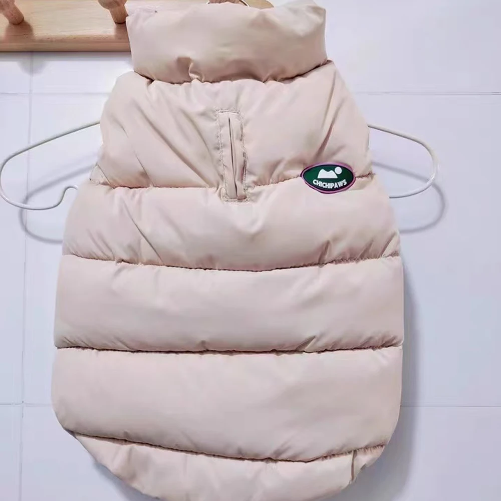 Chaqueta de plumón blanca de invierno para perros tejón, chaleco grueso para perros Wiener, abrigo ligero y cálido sin mangas para perros Wiener - imagen 4