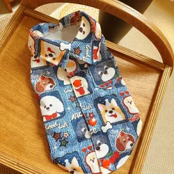 Abrigo vaquero para perros y gatos – Chaqueta cómoda
