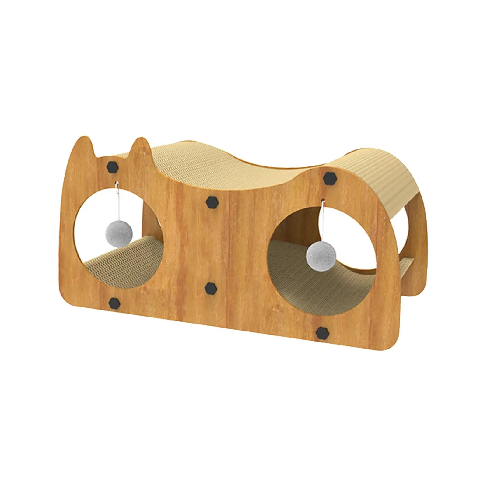 Cat Scratcher Lounge Interactive Cat Hideaway Cave for Cat Kitty Hideaway