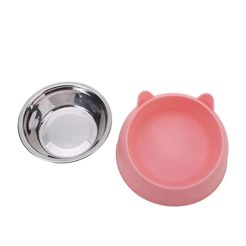 1 cuenco para gatos, cuenco creativo encantador inclinado para gatitos y cachorros, cuencos de alimentación de acero inoxidable, alimentador para beber para gatos, comederos para perros y gatos - imagen 5