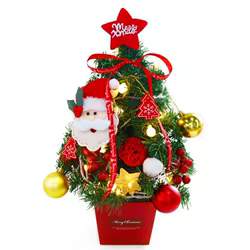 Árbol decorativo LED para gatos y perros, 50 cm de altura estable