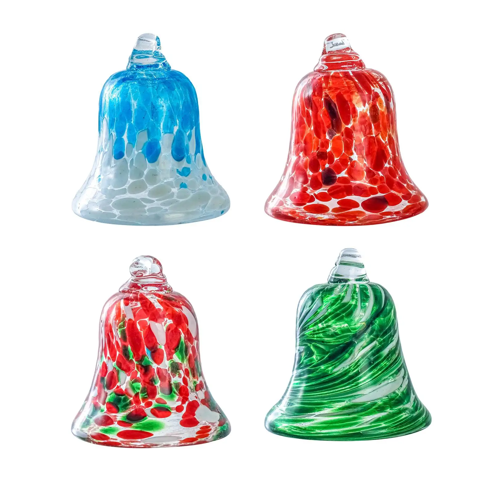 Adorno de campana de Navidad artesanal elegante adorno colgante para árbol de Navidad colgante para oficina puerta festiva cumpleaños sala de estar - imagen 2